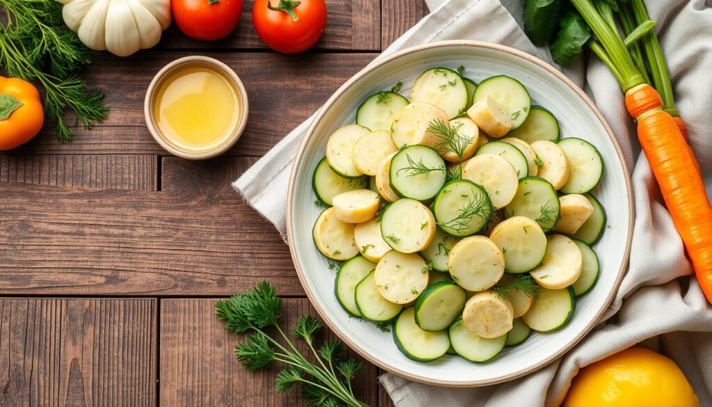 Kartoffelgurken Salat Serviervorschläge